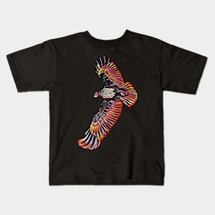 Bald Eagle Tie Dye art design Kids T-Shirt